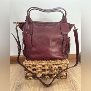 Fossil Issue 1954 Genuine Leather Satchel
